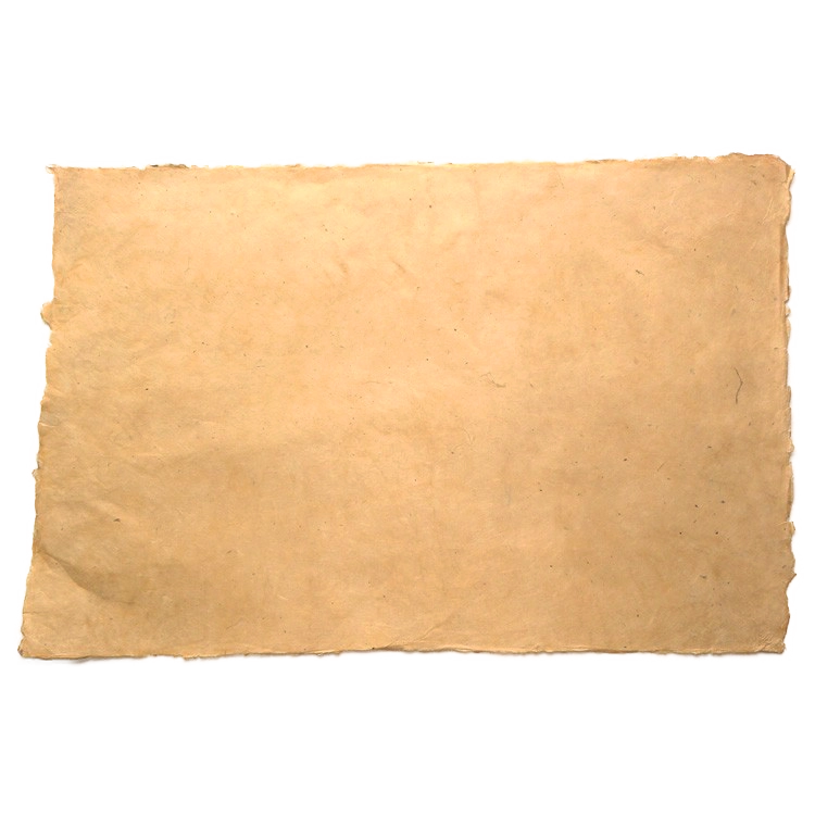 Loktapapier natuurlijke kleurstof - bruin - 75x50 cm