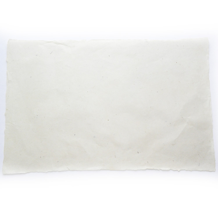 Loktapapier ongeverfd - naturel wit - 75x50 cm