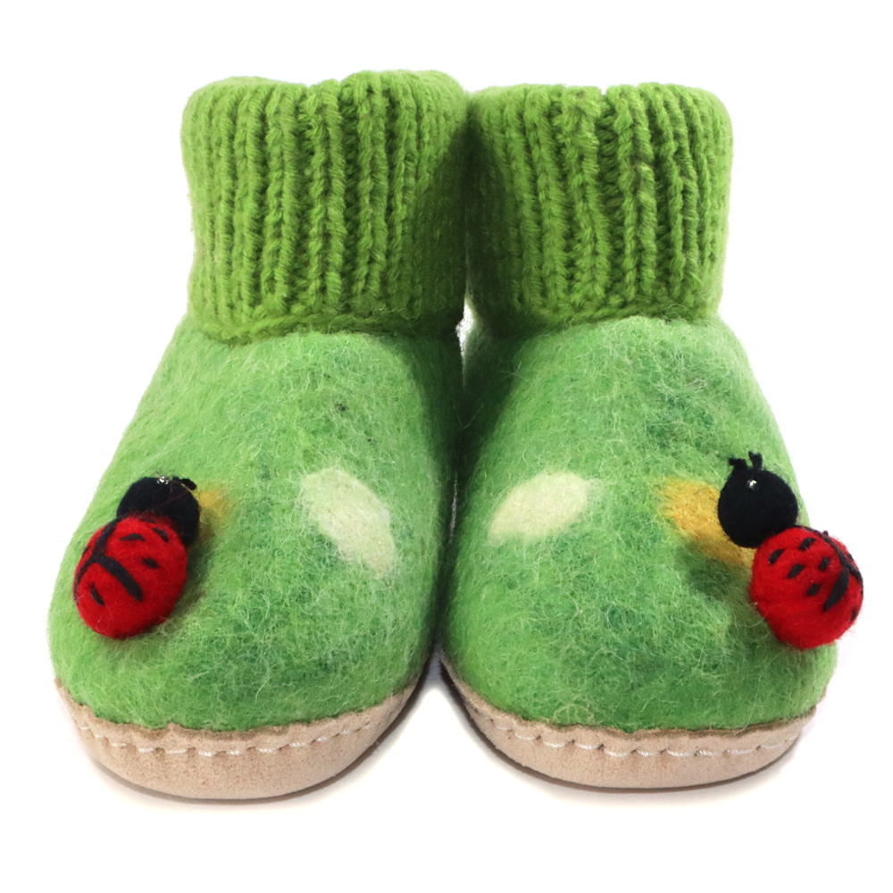 Kinderslof Ladybird met sok