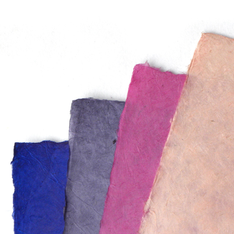 Loktapapier vel 75x50 cm roze/paarstinten