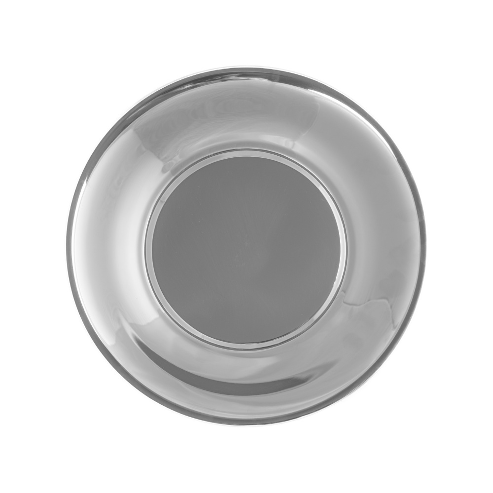 RVS soepbord/pastabord 21,5 cm - 500 ml - glanzend