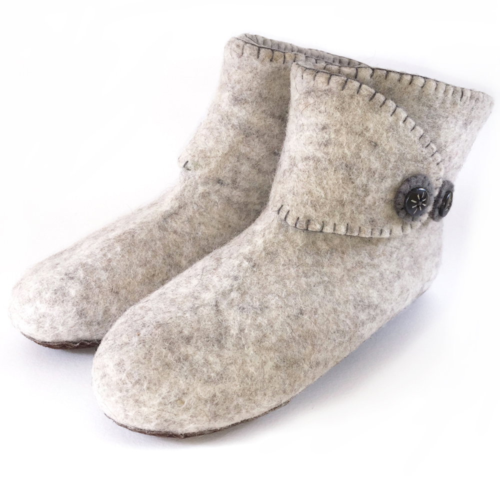 Woolboot pantoffel Warm Feet