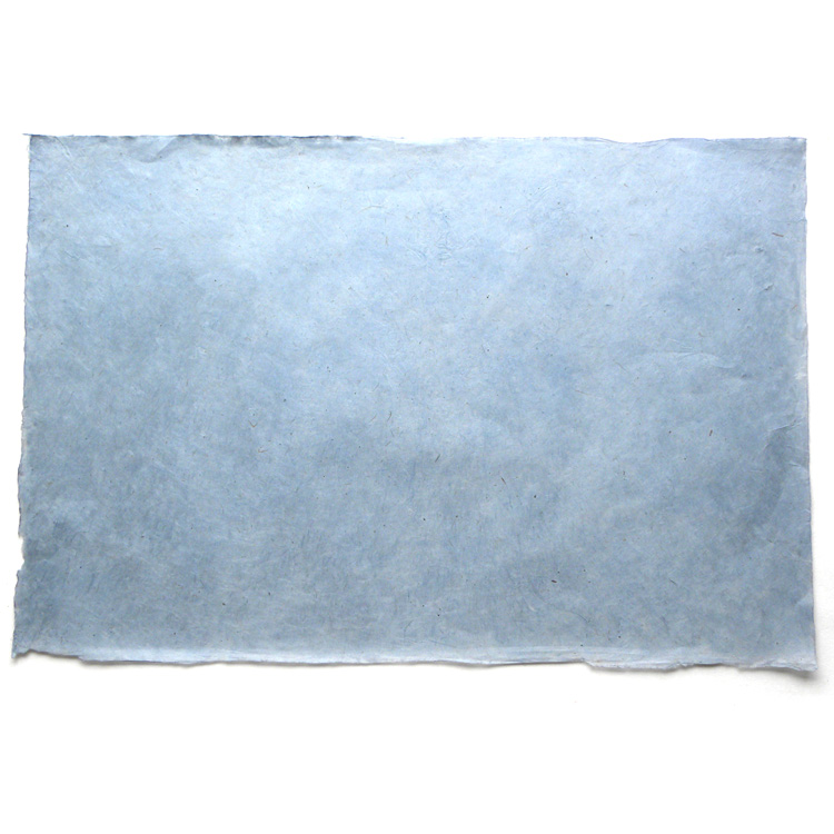 Loktapapier natuurlijke kleurstof - licht blauw - 75x50 cm
