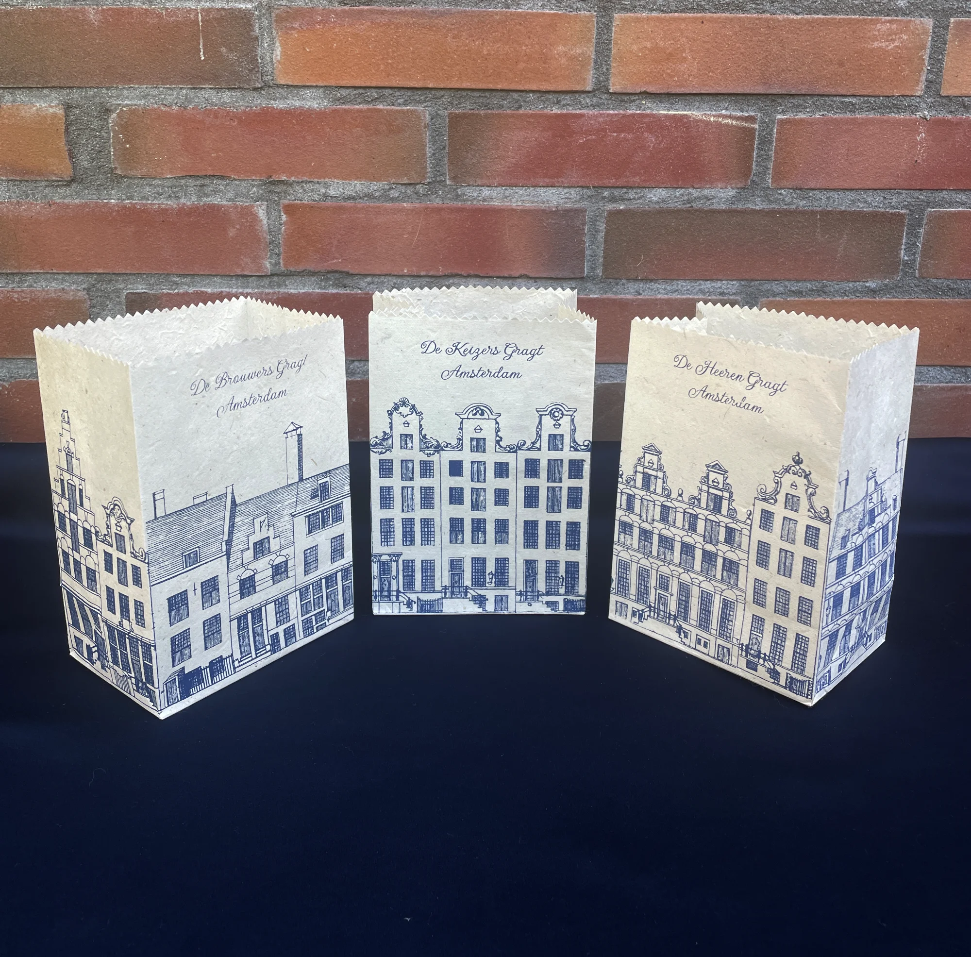 Candlebags Amsterdam Caspar Jacobsz - blauwe print